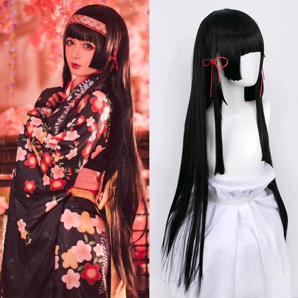 synthetic wigs dianqi cosplay anime 100cm long straight with blunt bangs natural black hair costume party wig
synthetic wigs dianqi cosplay anime 100cm long straight with blunt bangs natural black hair costume party wig