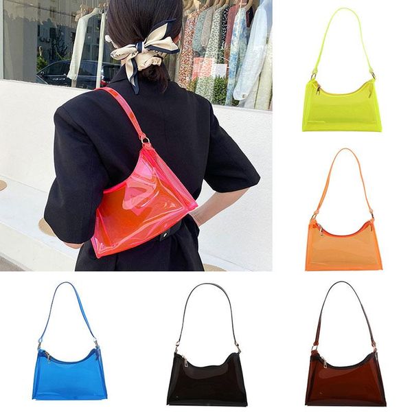 evening bags fashion fluorescent transparent bag small fresh jelly elegant women's shoulder handbag
evening bags fashion fluorescent transparent bag small fresh jelly elegant women's shoulder handbag