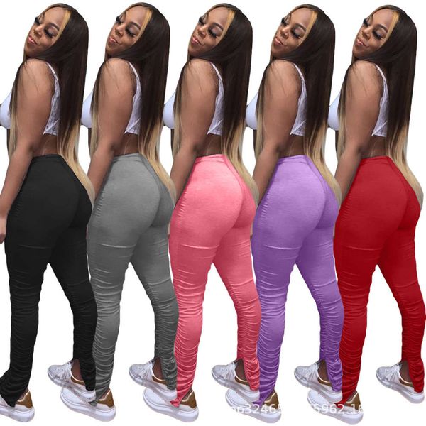 f8013 2020 women's fashion pure color temperament casual waist hip elastic split pleated pants, Black;white
f8013 2020 women's fashion pure color temperament casual waist hip elastic split pleated pants, Black;white