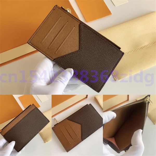 card holders good quality 2021 luxury design men/women business c0ln holder ladies fashion wallet coin purse with box, Brown;gray
card holders good quality 2021 luxury design men/women business c0ln holder ladies fashion wallet coin purse with box, Brown;gray