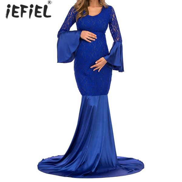lace maternity dresses for po shoot pregnancy deep u collar maxi gown pography props clothes pregnant women, White
lace maternity dresses for po shoot pregnancy deep u collar maxi gown pography props clothes pregnant women, White