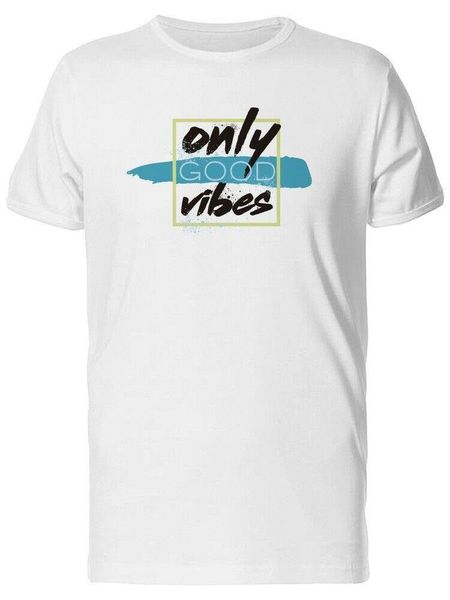 men's t-shirts only good vibes cool men humor graphic novelty funny t-shirt, White;black
men's t-shirts only good vibes cool men humor graphic novelty funny t-shirt, White;black