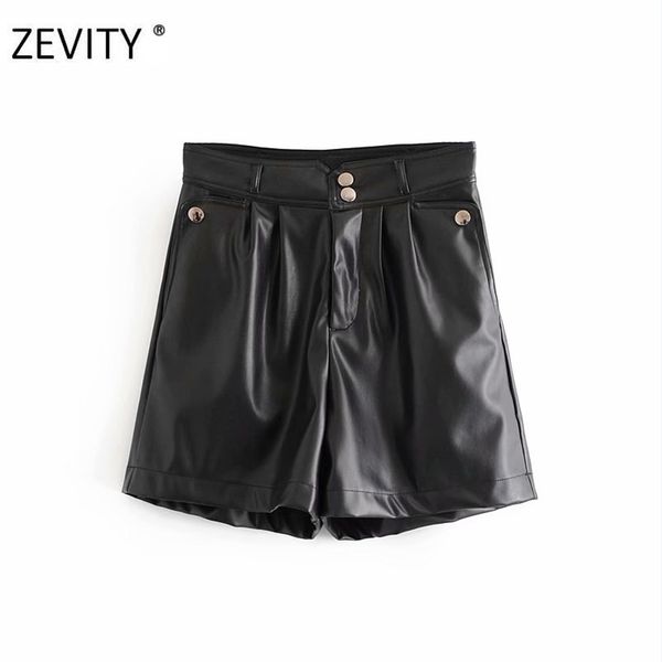 zevity women fashion buttons pu leather shorts ladies pockets chic zipper fly casual slim shorts pantalone cortos p923 210419, White;black
zevity women fashion buttons pu leather shorts ladies pockets chic zipper fly casual slim shorts pantalone cortos p923 210419, White;black