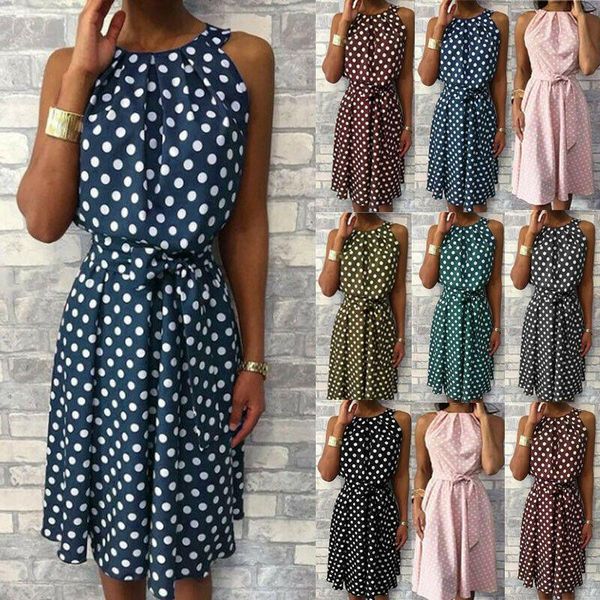 casual dresses sleeveless off shoulder polka dot midi dress ladies o-neck summer holiday sundress women comfort oversized, Black;gray
casual dresses sleeveless off shoulder polka dot midi dress ladies o-neck summer holiday sundress women comfort oversized, Black;gray