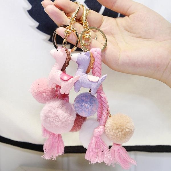 keychains creative cute little horse keychain pompom ball bag pendant for girls car key charms trinket backpack birthday gift, Silver
keychains creative cute little horse keychain pompom ball bag pendant for girls car key charms trinket backpack birthday gift, Silver