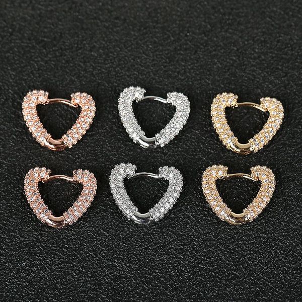 hoop & huggie cute romantic heart earrings for women luxury shiny crystal zircon paved geometric huggies charm wedding earring jewelry, Golden;silver
hoop & huggie cute romantic heart earrings for women luxury shiny crystal zircon paved geometric huggies charm wedding earring jewelry, Golden;silver