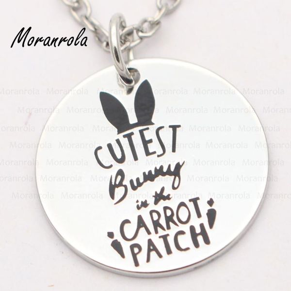 pendant necklaces arried"cutest in the carrot patch" jewelry ,smart charm,cute keychain happy easter cute gift, Silver
pendant necklaces arried"cutest in the carrot patch" jewelry ,smart charm,cute keychain happy easter cute gift, Silver