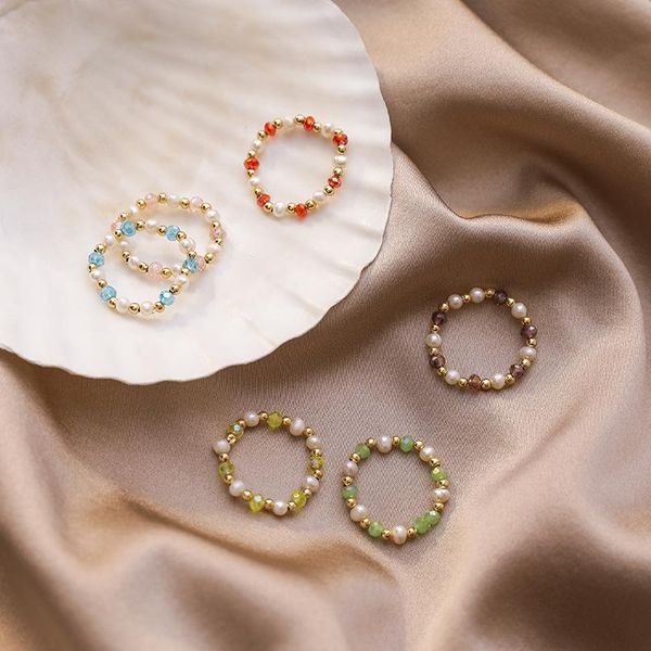 wedding rings creative bohemian style women finger ring fashion handmade freshwater pearl beaded knuckle for girl jewelry, Slivery;golden
wedding rings creative bohemian style women finger ring fashion handmade freshwater pearl beaded knuckle for girl jewelry, Slivery;golden