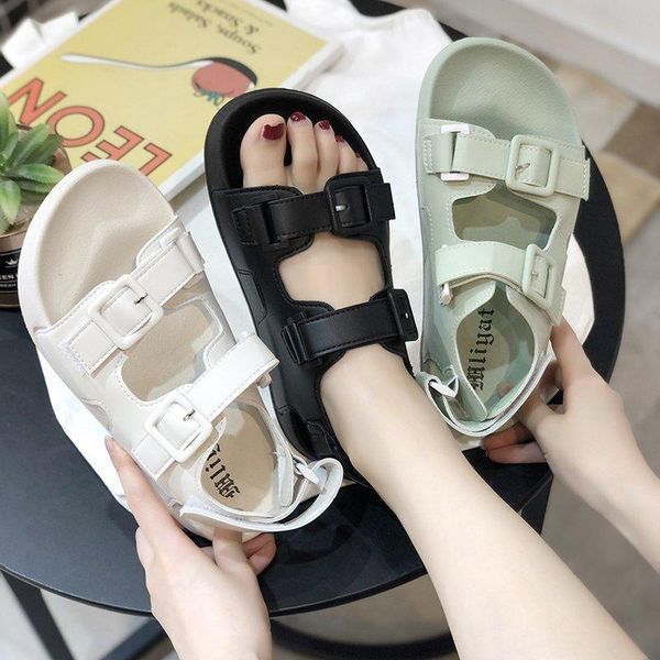 multicolor simplicity roman style sandals women student flat ins tide fashion all-match breathable non-slip, Black
multicolor simplicity roman style sandals women student flat ins tide fashion all-match breathable non-slip, Black