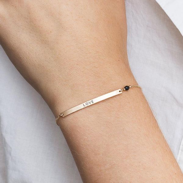 simple 3mm geometric stainless steel bracelets for women minimalist name initial bracelet friend jewellery link, chain, Black
simple 3mm geometric stainless steel bracelets for women minimalist name initial bracelet friend jewellery link, chain, Black
