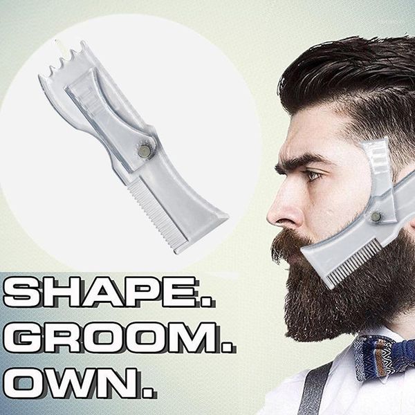 beard shaping styling tool stencil guide template innovative comb for men style hair line up edging 20211, Silver
beard shaping styling tool stencil guide template innovative comb for men style hair line up edging 20211, Silver