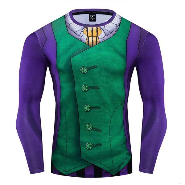 fashion the joker cosplay costume mens premium 3d printed compression finess gym quick drying tight, White;black
fashion the joker cosplay costume mens premium 3d printed compression finess gym quick drying tight, White;black