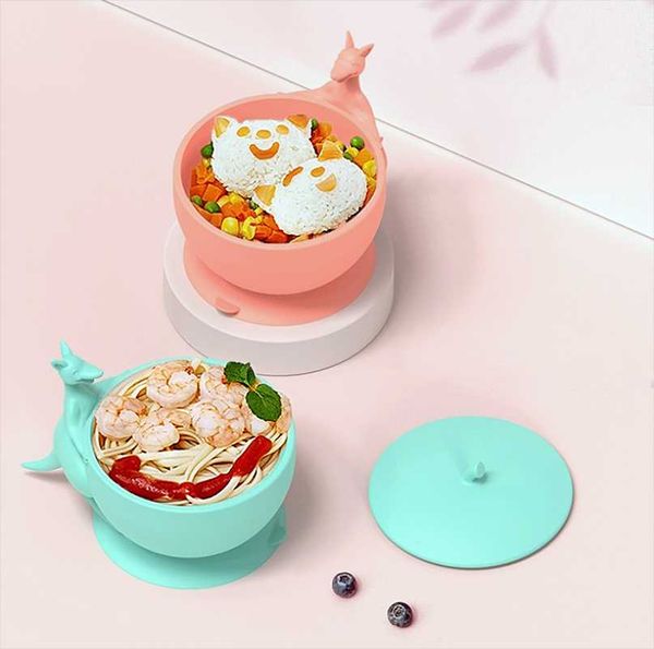 children bowl cartoon tableware set silicone non slip sucker with cover dinner baby kids feeding training plate dishes bowls
children bowl cartoon tableware set silicone non slip sucker with cover dinner baby kids feeding training plate dishes bowls