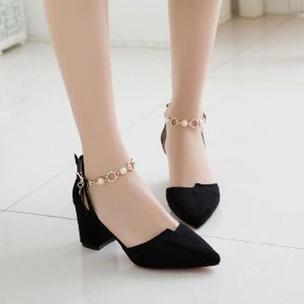 dress shoes high heels women's spring and summer 2021 fresh thick heel pointed toe buckle fashion casual black single
dress shoes high heels women's spring and summer 2021 fresh thick heel pointed toe buckle fashion casual black single