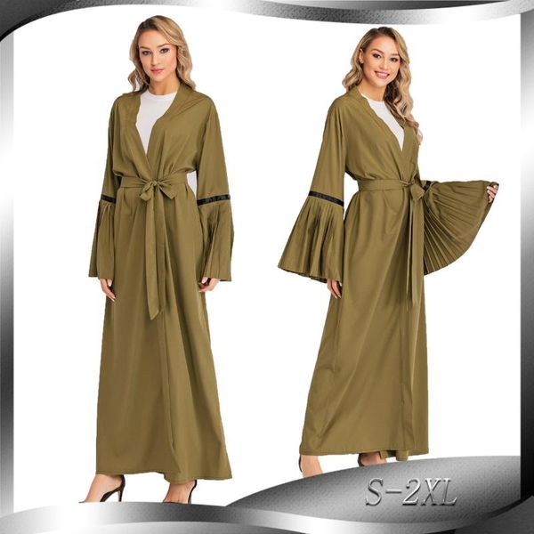 women's jackets muslim leisure time simple soft pleated sleeve arab dee call on islam robe coat women, Black;brown
women's jackets muslim leisure time simple soft pleated sleeve arab dee call on islam robe coat women, Black;brown