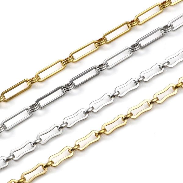 chains simple fashion stainless steel necklace for women irregular silver gold color chain minimalist jewelry gifts, 1 piece
chains simple fashion stainless steel necklace for women irregular silver gold color chain minimalist jewelry gifts, 1 piece