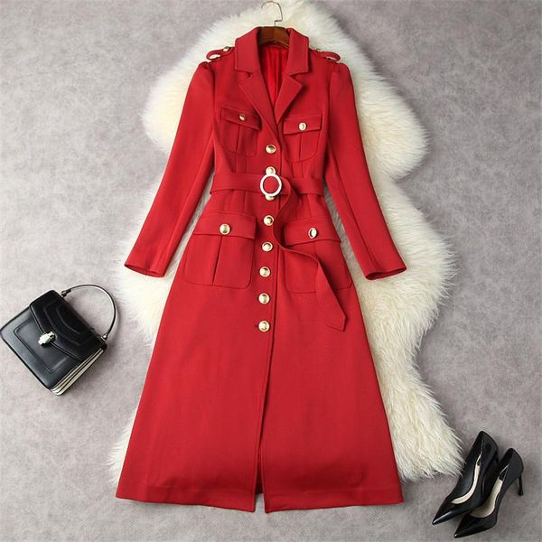 women's trench coats outerwear for autumn winter 2021 women coat military style long jackets fashion luxury designer clothing windbreak, Tan;black
women's trench coats outerwear for autumn winter 2021 women coat military style long jackets fashion luxury designer clothing windbreak, Tan;black