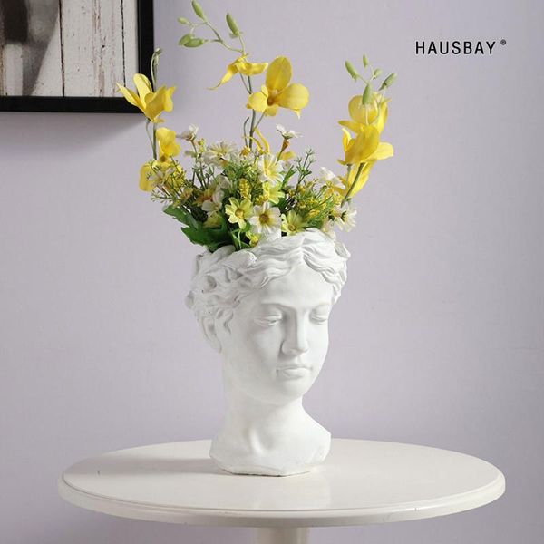 decorative objects & figurines home decoration david resin statue flower pot abstract modern sculpture storage art d213
decorative objects & figurines home decoration david resin statue flower pot abstract modern sculpture storage art d213