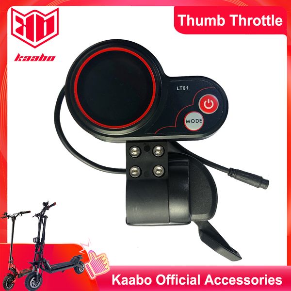 original kaabo electric scooter lcd lt01 thumb throttle display official spare parts for mantis 8/10 wolf warrior x/11
original kaabo electric scooter lcd lt01 thumb throttle display official spare parts for mantis 8/10 wolf warrior x/11