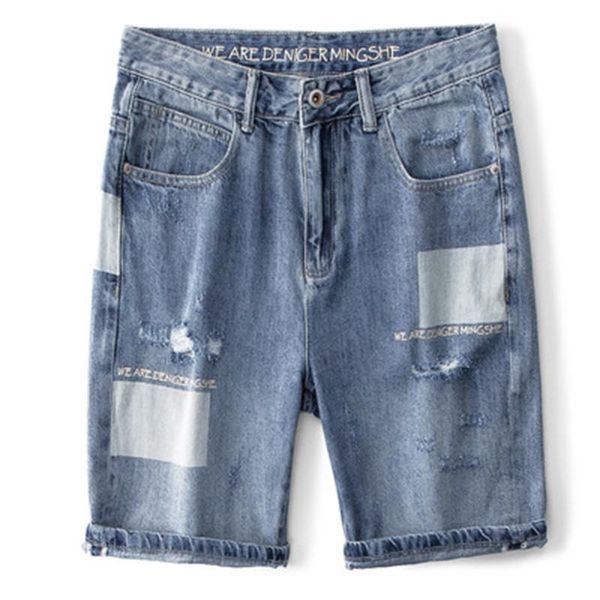 men's shorts summer denim big size multi pocket hole casual loose japanese jean short male brand cargo for men blue, White;black
men's shorts summer denim big size multi pocket hole casual loose japanese jean short male brand cargo for men blue, White;black