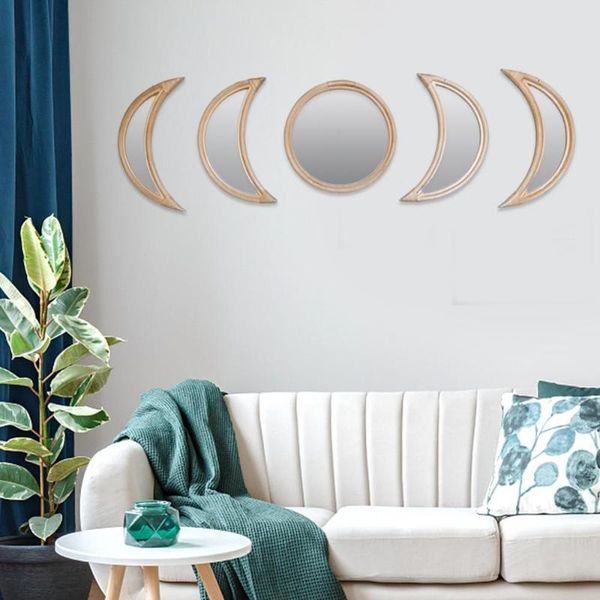 mirrors nordic style wooden moonphase mirror set boho decoration moon phase decorative wall decor
mirrors nordic style wooden moonphase mirror set boho decoration moon phase decorative wall decor