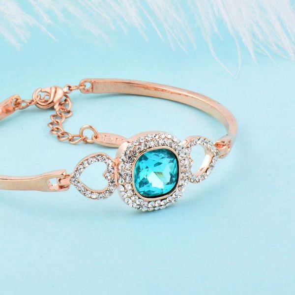 cuff sinleery fashion square blue cubic zirconia bracelets bangle rose gold color women wedding party jewelry sl253 ssb, White
cuff sinleery fashion square blue cubic zirconia bracelets bangle rose gold color women wedding party jewelry sl253 ssb, White