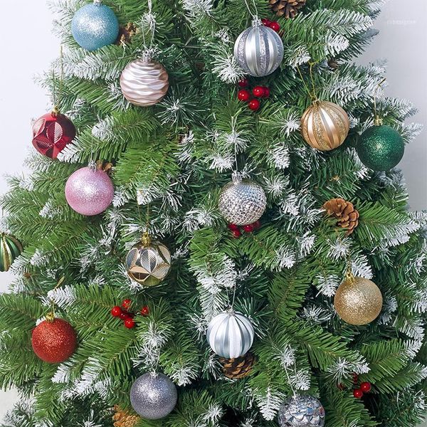 christmas decorations 12pcs/lot tree decor 6cm ball bauble xmas party hanging ornament for home gift1
christmas decorations 12pcs/lot tree decor 6cm ball bauble xmas party hanging ornament for home gift1