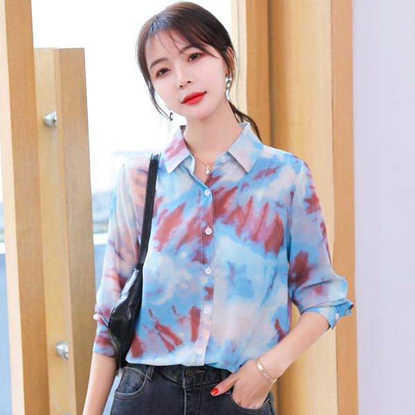 vintage full sleeve shirt womens spring print chiffon women shirts blue yellow 121 women's blouses &, White
vintage full sleeve shirt womens spring print chiffon women shirts blue yellow 121 women's blouses &, White