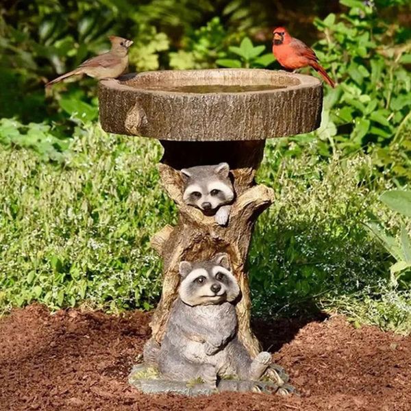 garden decorations fountain stand cute raccoon shape birdbath sculpture home decoration outdoor statue mini pond for bird modern
garden decorations fountain stand cute raccoon shape birdbath sculpture home decoration outdoor statue mini pond for bird modern