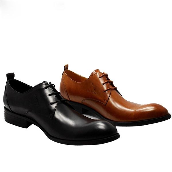 italian lace up men dress shoes business wedding genuine leather mens oxford classic waxing process formal g102, Black
italian lace up men dress shoes business wedding genuine leather mens oxford classic waxing process formal g102, Black