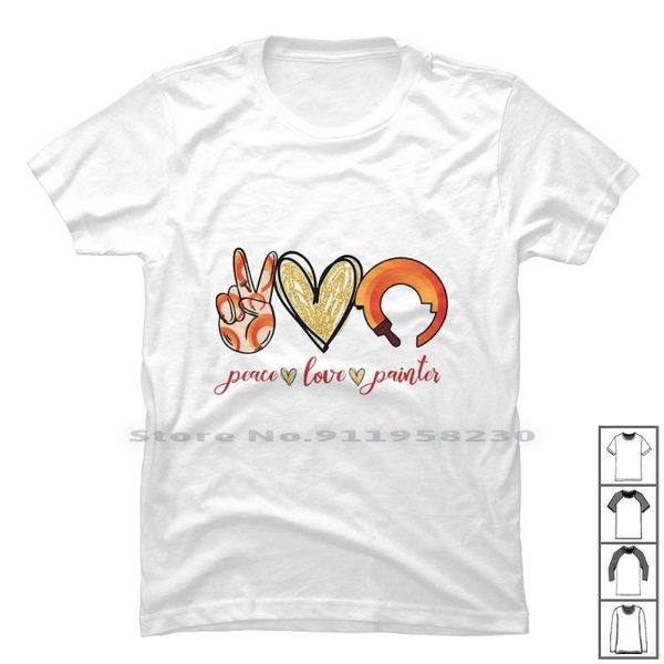 men's t-shirts peace love painter t shirt 100% cotton artist paint pain ace st, White;black
men's t-shirts peace love painter t shirt 100% cotton artist paint pain ace st, White;black
