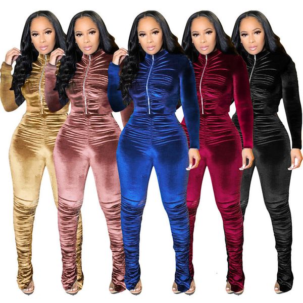 women's stacked fashion two piece pants soild color slim 2pcs sets designer cardigan womens clothing, White
women's stacked fashion two piece pants soild color slim 2pcs sets designer cardigan womens clothing, White