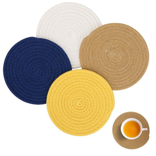 mats & pads potholders trivets set of 4 pcs pot coasters 7 inches thread woven kitchen holders spoon rest
mats & pads potholders trivets set of 4 pcs pot coasters 7 inches thread woven kitchen holders spoon rest