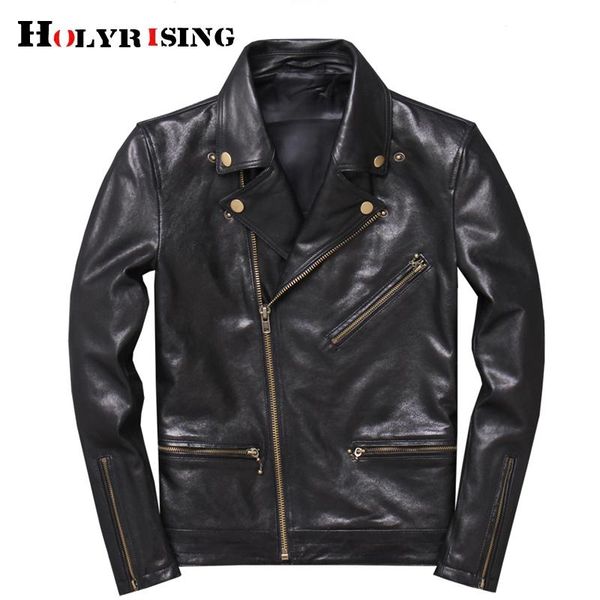 men's leather & faux men genuine jacket trendy slim sheepcoats turn collar natural sheep skin overcoats zipper male bomber motor biker, Black
men's leather & faux men genuine jacket trendy slim sheepcoats turn collar natural sheep skin overcoats zipper male bomber motor biker, Black
