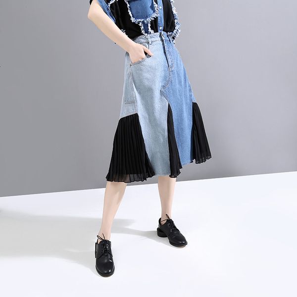 skirts Womens button front midi jeans high waist the Korean-style chiffon panel line skirt with mujer faldas pocket, Black
skirts Womens button front midi jeans high waist the Korean-style chiffon panel line skirt with mujer faldas pocket, Black