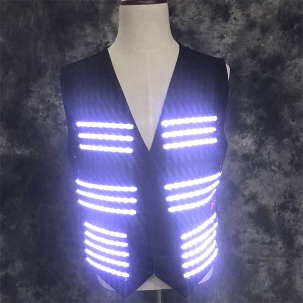 party decoration re26 dj dance wears led costumes luminous light vest singer perform dress clothe rave disco robot men outfit bar wear
party decoration re26 dj dance wears led costumes luminous light vest singer perform dress clothe rave disco robot men outfit bar wear