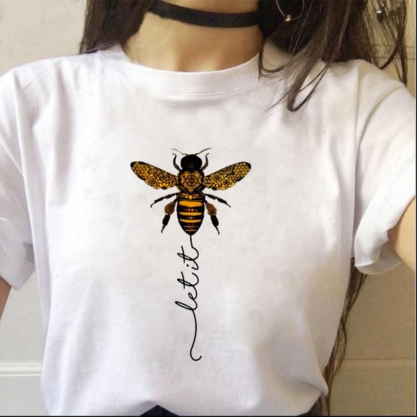 bee kind cartoon aesthetics womens graphic printed summer short sleeve camisetas mujer, White
bee kind cartoon aesthetics womens graphic printed summer short sleeve camisetas mujer, White