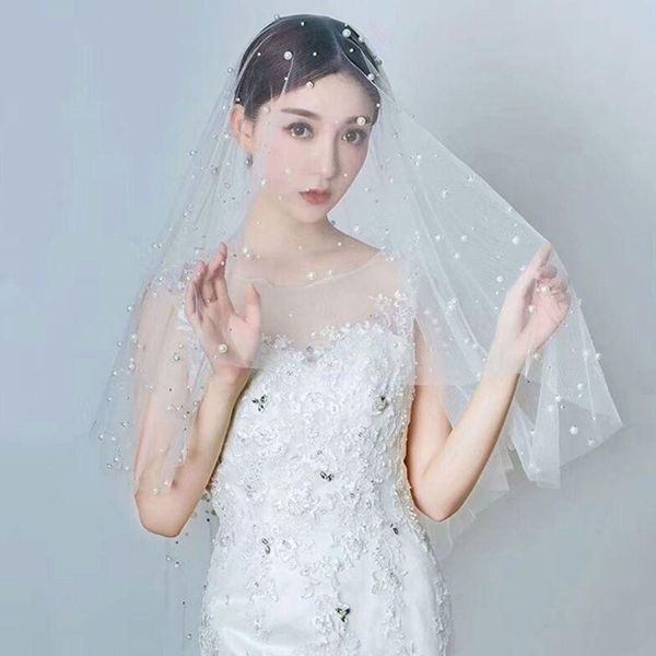 bridal veils 1.5 m wedding dress accessories bride veil white full handmade artificial pearl women single layer w0ya, Black
bridal veils 1.5 m wedding dress accessories bride veil white full handmade artificial pearl women single layer w0ya, Black