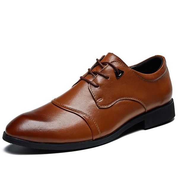 dress shoes men leather flats 2021 formal business for classical style men's wedding zapatos de hombre, Black
dress shoes men leather flats 2021 formal business for classical style men's wedding zapatos de hombre, Black