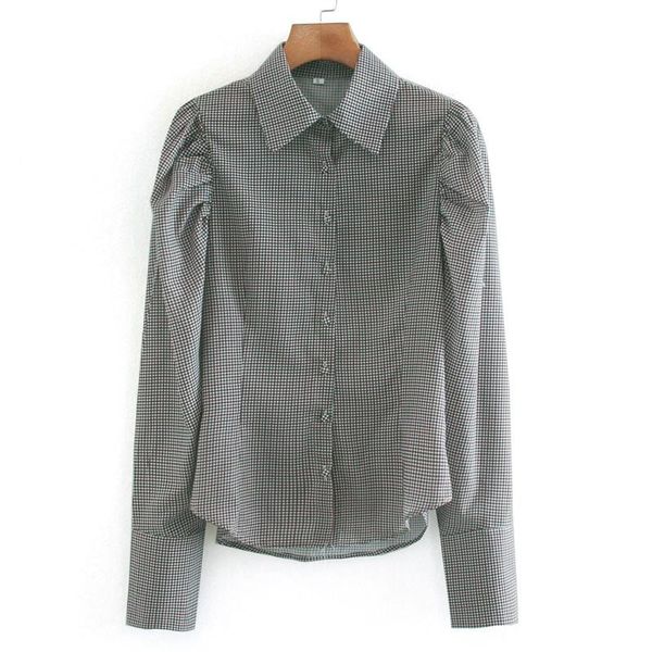 katara turn down collar blouses women fashion plaid printed casual shirts elegant front breasted female ladies in women's &, White
katara turn down collar blouses women fashion plaid printed casual shirts elegant front breasted female ladies in women's &, White