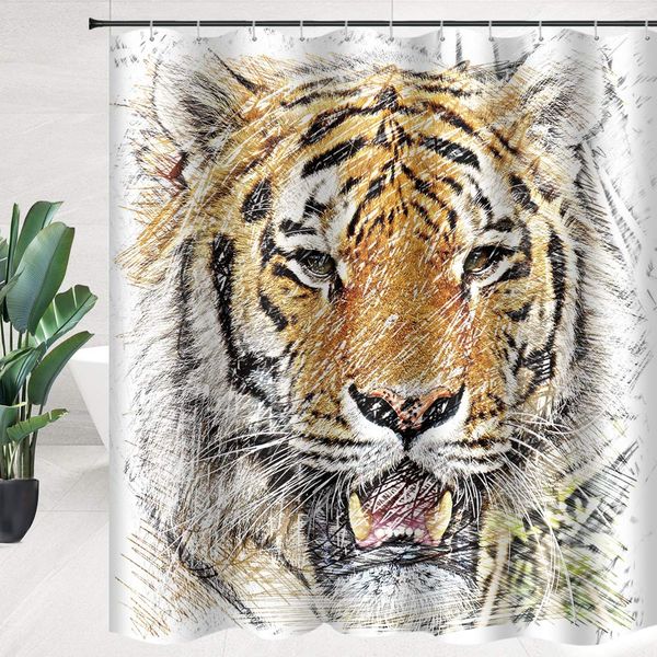 tiger shower curtain oil painting animal tiger bathroom curtain fabric bathroom accessories polyester with hooks
tiger shower curtain oil painting animal tiger bathroom curtain fabric bathroom accessories polyester with hooks