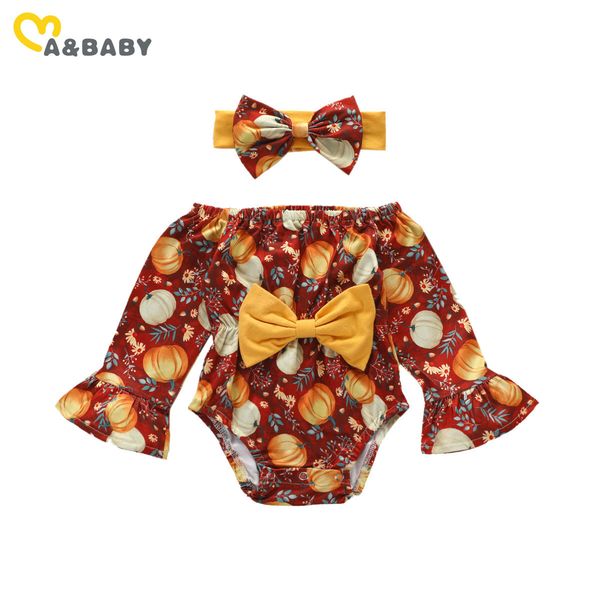 0-24m halloween baby girl clothes born infant girls pumpkin bow jumpsuit flower 210515, Blue
0-24m halloween baby girl clothes born infant girls pumpkin bow jumpsuit flower 210515, Blue