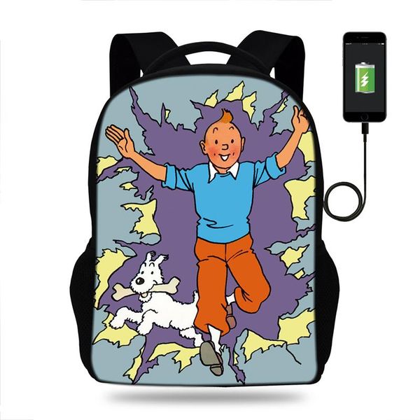 school bags 17inch tintin backpack usb charge lapfor teenagers travel shoulder men women
school bags 17inch tintin backpack usb charge lapfor teenagers travel shoulder men women