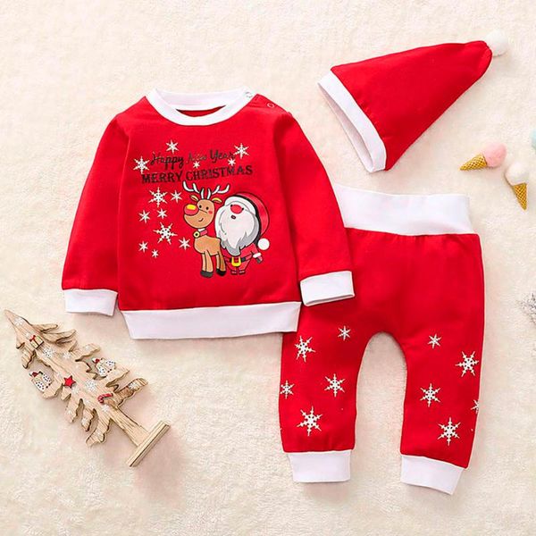 clothing sets christmas santa baby outfits toddler boys girls fawn print pajamas sleepwear roupas menina, White
clothing sets christmas santa baby outfits toddler boys girls fawn print pajamas sleepwear roupas menina, White
