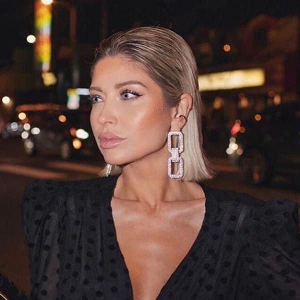 dangle & chandelier fashion shiny double-sided hanging hollow rhinestone earrings pendant temperament women's jewelry, Silver
dangle & chandelier fashion shiny double-sided hanging hollow rhinestone earrings pendant temperament women's jewelry, Silver
