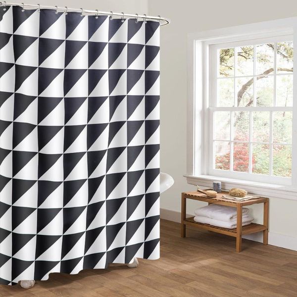 shower curtains 100% polyester chinese woven black and white check custom printed 3d for bathroom
shower curtains 100% polyester chinese woven black and white check custom printed 3d for bathroom