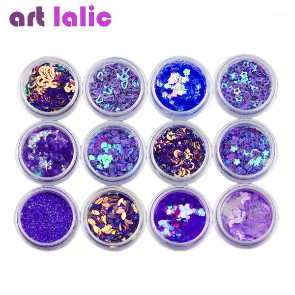 12pcs purple nail art laser dot foil sequins set mermaid style french round ultra thin paillette decor palette slice1, Silver;gold
12pcs purple nail art laser dot foil sequins set mermaid style french round ultra thin paillette decor palette slice1, Silver;gold