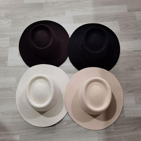 stingy brim hats french wide wool hat for women fashion classic ladies travel fedora jazz casual bowler designer, Blue;gray
stingy brim hats french wide wool hat for women fashion classic ladies travel fedora jazz casual bowler designer, Blue;gray