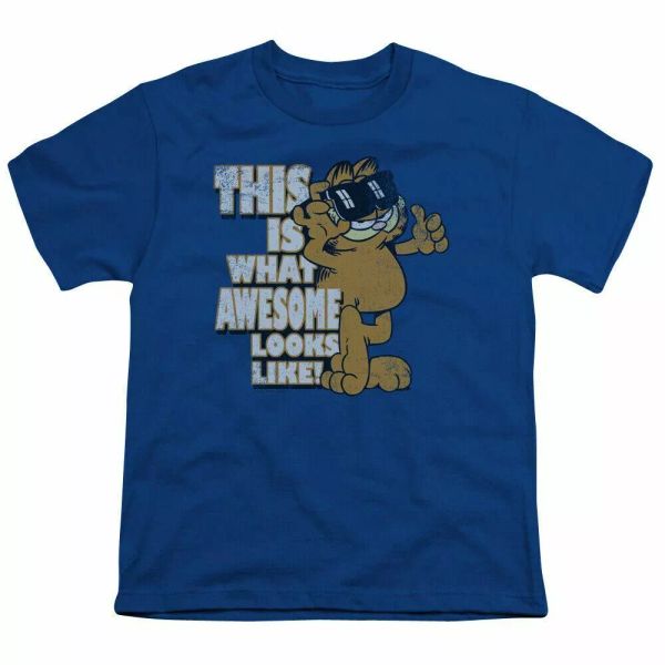 garfield awesome kids youth t shirt licensed tv show comic tee royal blue, White;black
garfield awesome kids youth t shirt licensed tv show comic tee royal blue, White;black