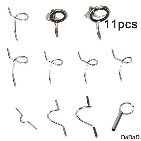 boat fishing rods 11pcs stainless steel rod guides set tip hook accessory durable and handy tool a must for carp
boat fishing rods 11pcs stainless steel rod guides set tip hook accessory durable and handy tool a must for carp